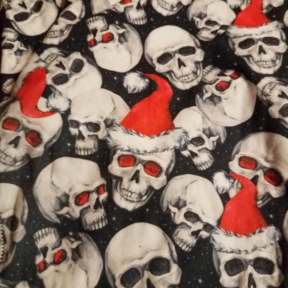 Pants - Skull santa leggings (A8)